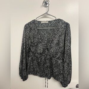 Luxe Spotted Blouse